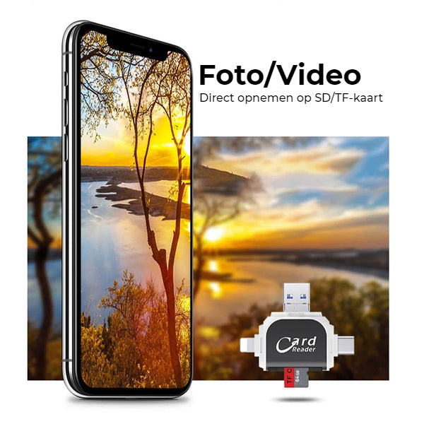 Mini lecteur de cartes mémoire USB ultra-rapide noir, essentiel pour les professionnels en déplacement.