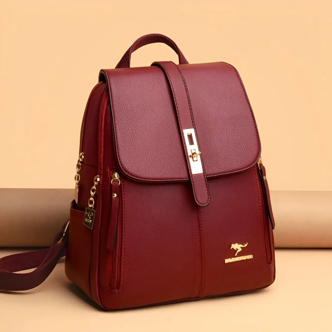 Sac à dos femme avec compartiments, assurant une organisation optimale. Style et fonctionnalité au quotidien.