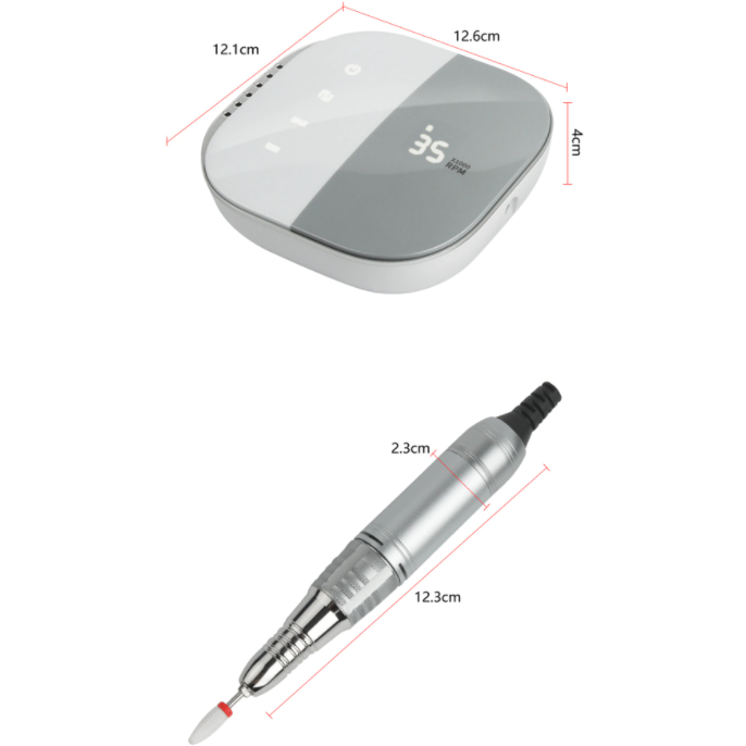Fraiseuse électrique professionnelle pour salon de beauté. Outil puissant pour manucure, pédicure et nail art.