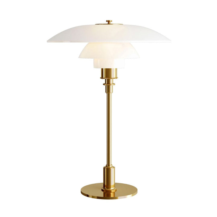 Lampe de table LED scandinave en verre, design nordique moderne, idéale pour salon ou chambre.