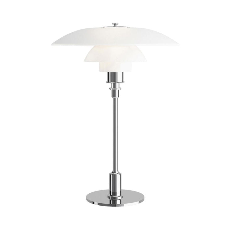 Éclairage LED de table, style nordique, structure en verre, parfait pour décoration intérieure contemporaine.