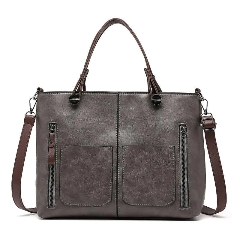 Sac femme en cuir de qualité, bandoulière ajustable. Look élégant et intemporel pour un usage quotidien.