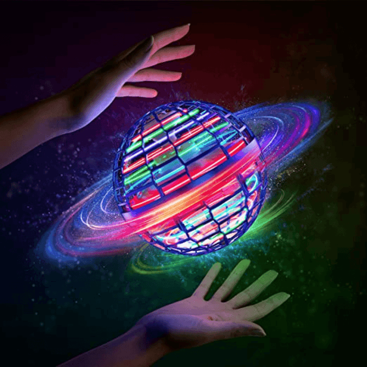 Jouet balle boomerang lumineuse pour enfants, jeu volant interactif et rechargeable, convient pour intérieur et extérieur.