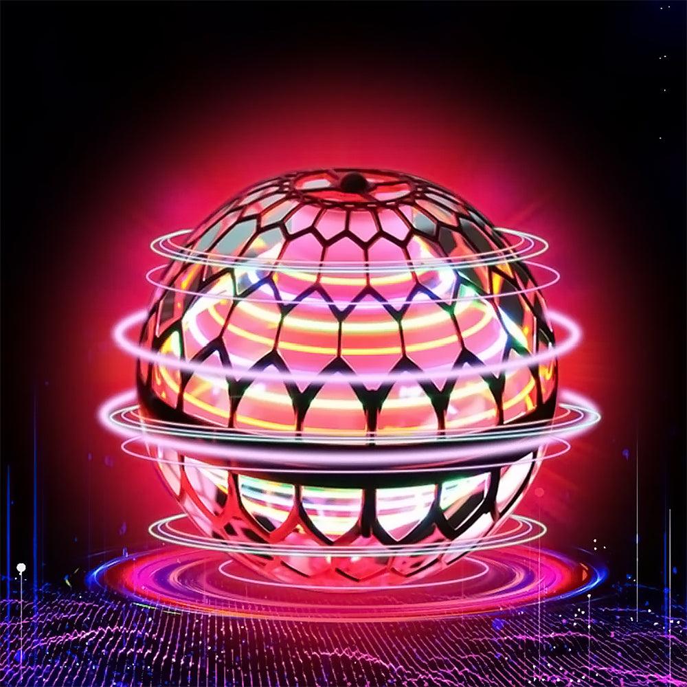 Jouet volant interactif balle boomerang LED pour enfants, magique et divertissant, parfait pour jeu en extérieur.