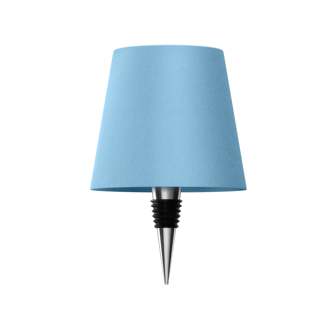 Lampe décorative rechargeable sans fil pour table, style bouteille, crée une ambiance chaleureuse.