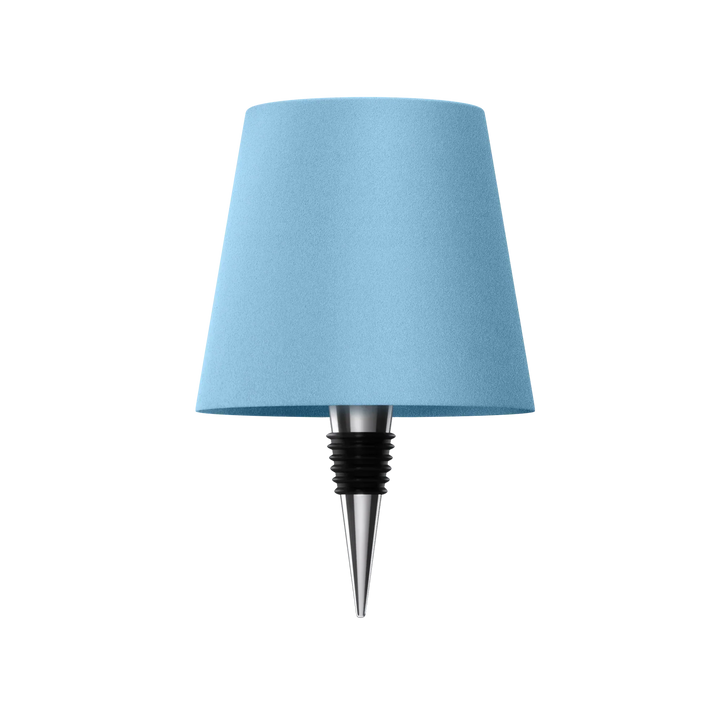 Lampe décorative rechargeable sans fil pour table, style bouteille, crée une ambiance chaleureuse.