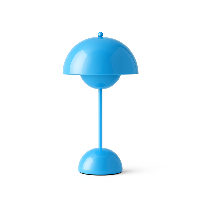 Éclairage d'appoint LED rechargeable, style scandinave, idéal pour la lecture ou décoration.