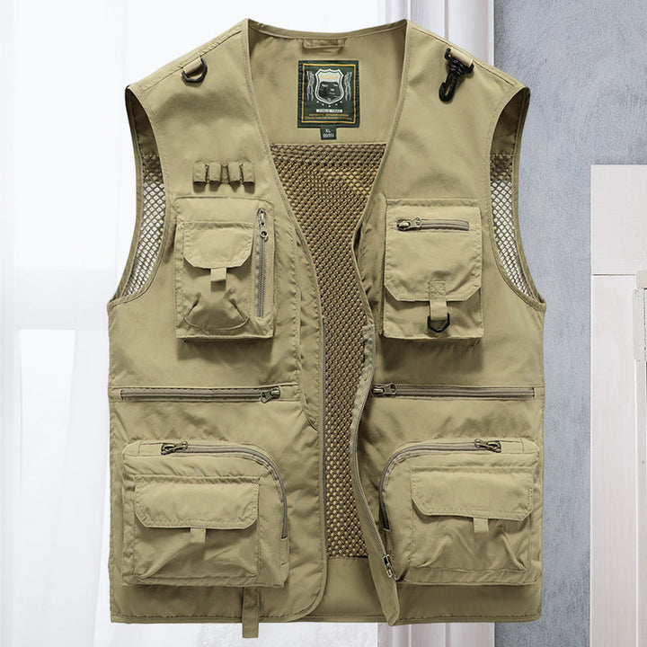 Veste homme légère pour camping et voyages, offrant une grande liberté de mouvement.
