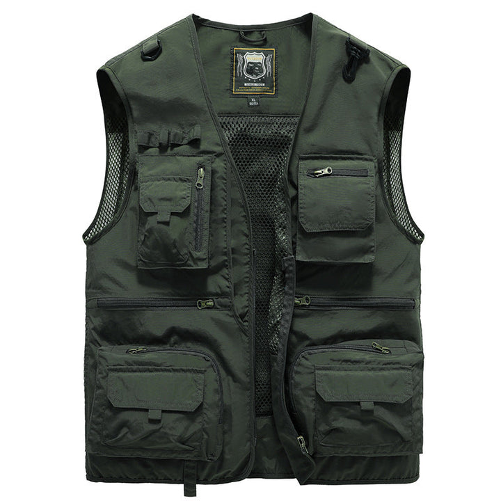 Gilet de voyage homme ultra-léger et compressible, indispensable pour l'aventure mondiale.