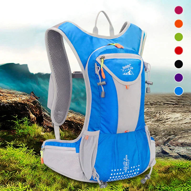 Sac à dos de randonnée femme léger, imperméable et confortable, idéal pour le plein air et le voyage.