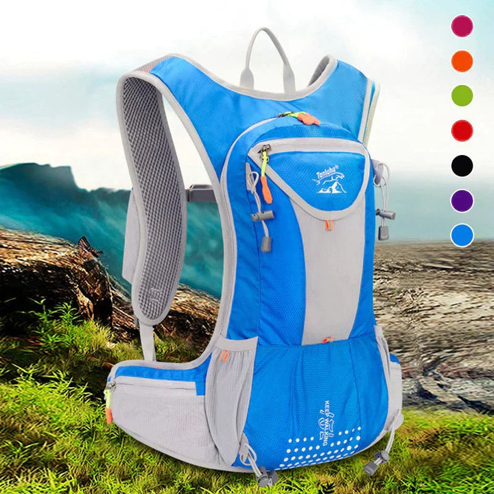 Sac à dos de randonnée femme léger, imperméable et confortable, idéal pour le plein air et le voyage.