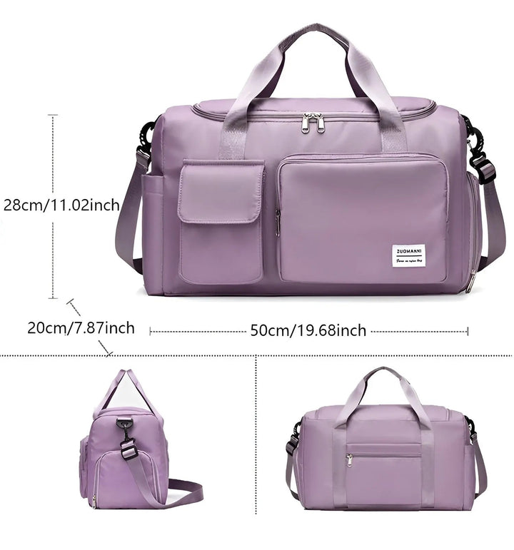 Sac de sport grand format pour gym ou entraînement, résistant à l'eau, parfait pour hommes et femmes.