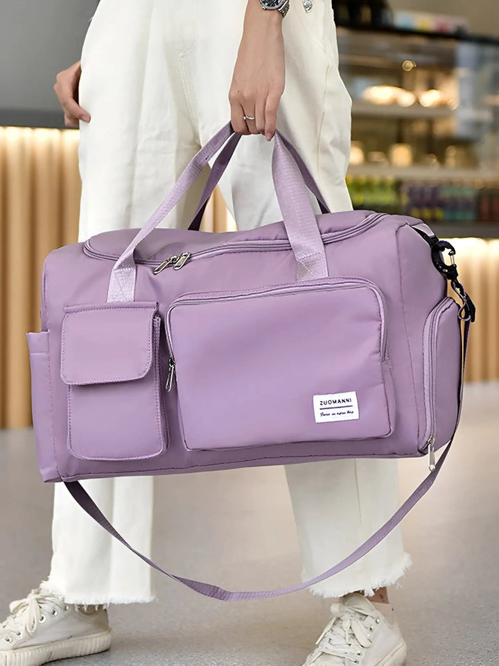 Grand sac de voyage unisexe étanche, idéal pour sport, week-end et bagage cabine.