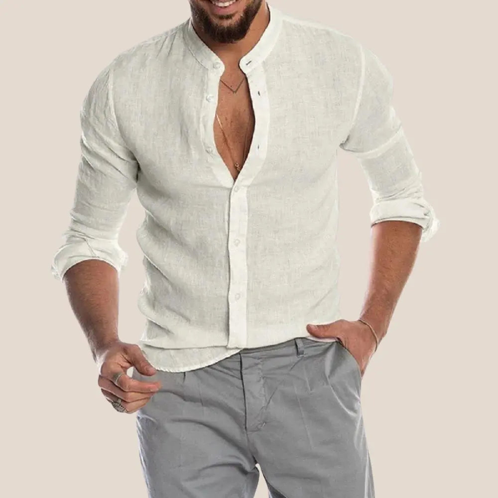 Chemise homme légère Zanzibar, idéale pour l'été. Tissu respirant, coupe décontractée pour un style et un confort estival.