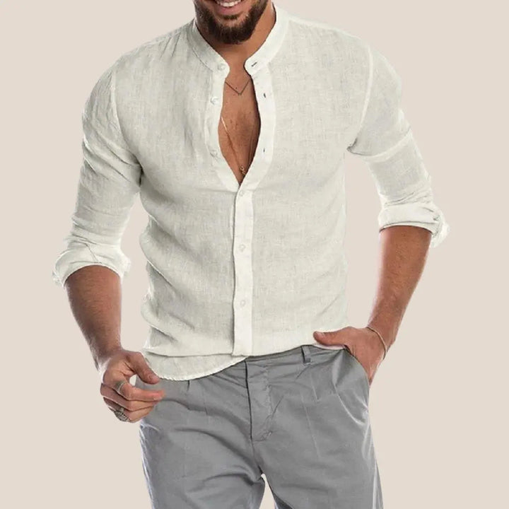Chemise homme légère Zanzibar, idéale pour l'été. Tissu respirant, coupe décontractée pour un style et un confort estival.