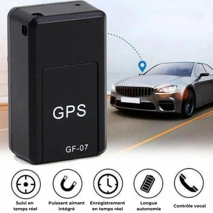 Localisateur GPS antivol discret avec forte autonomie pour un suivi de voiture longue durée et fiable.