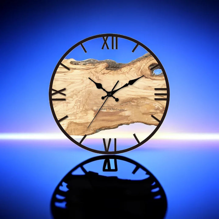 Horloge murale design moderne, transparente et silencieuse. Un objet déco essentiel pour toute maison.