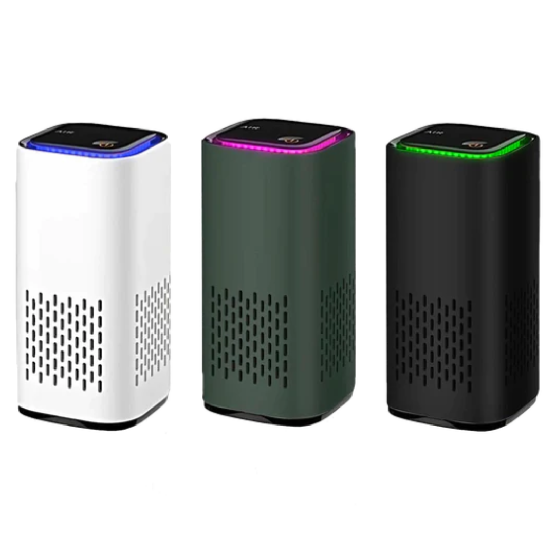 Purificateur d'air silencieux intelligent pour animaux domestiques, filtre l'air frais et purifie l'environnement intérieur.
