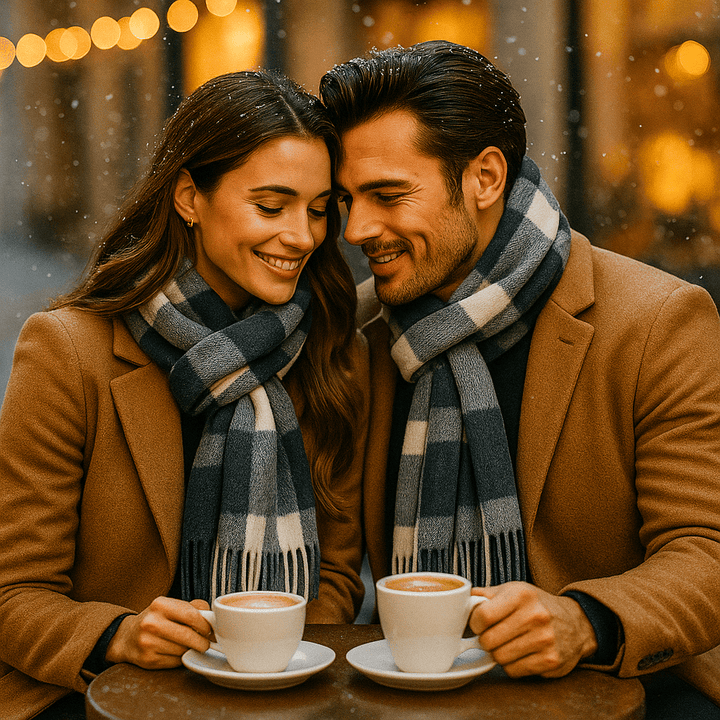 Accessoire hivernal élégant: écharpe homme classique chaude en mélange doux, offrant confort et protection.