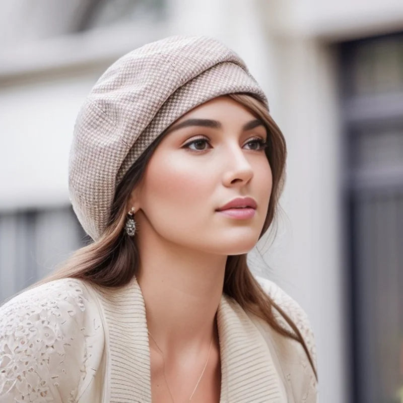 Accessoire mode femme: bonnet chaud et élégant pour l'hiver. Tricot douillet style parisien, confort assuré.