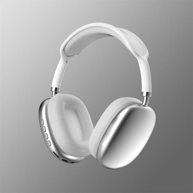 Casque audio de luxe sans fil Bluetooth noir, arceau rembourré pour confort optimal, son puissant haute fidélité pour musique.