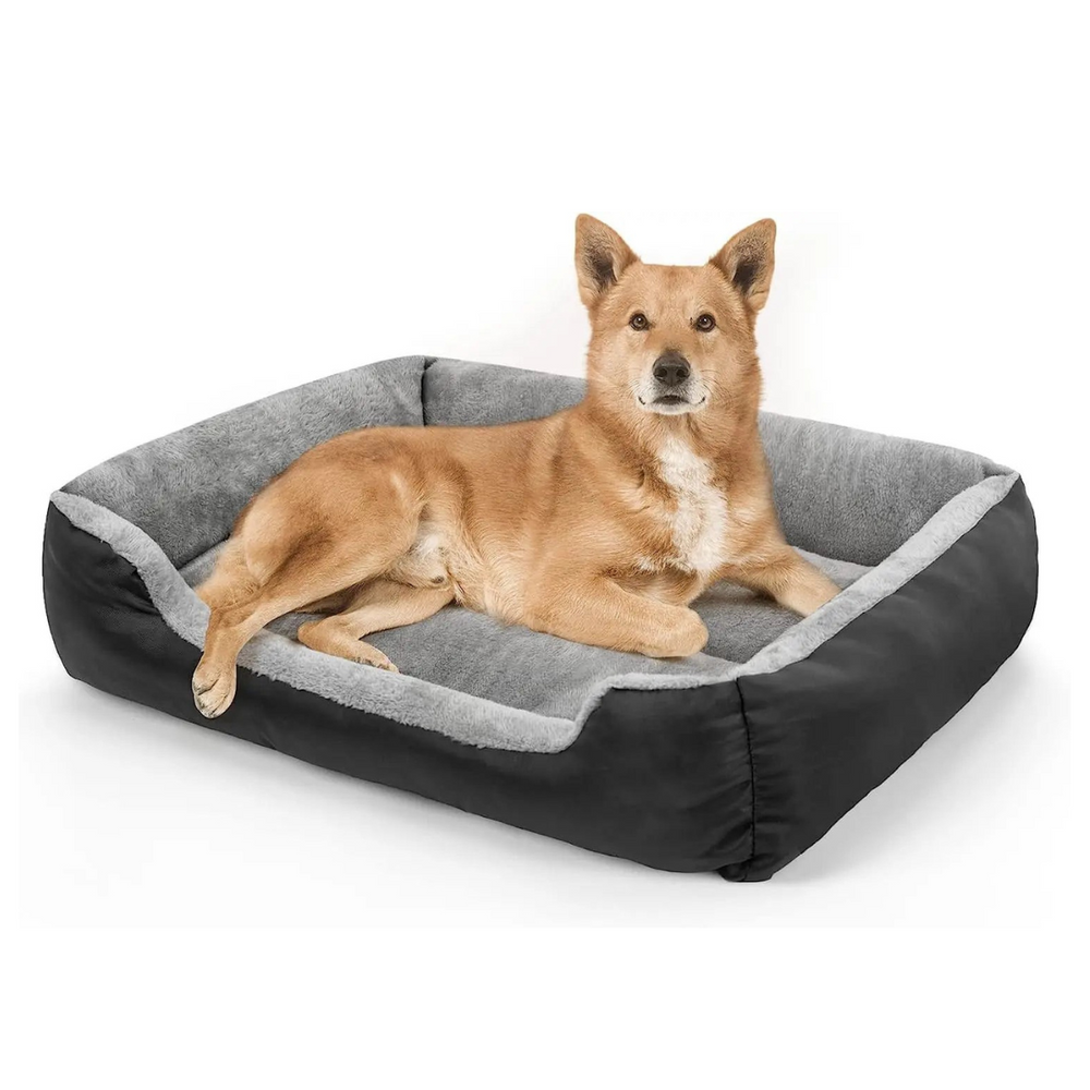 Lit chien orthopédique lavable, housse amovible. Confort hygiénique pour tout chien : senior, grand ou petit.