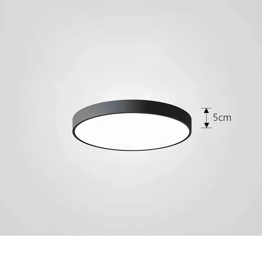 Élégant plafonnier LED moderne, fini brillant, éclairage intérieur contemporain pour votre maison.