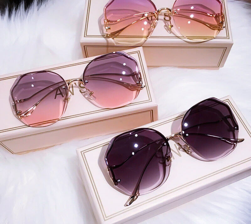 Lunettes de soleil chic et dégradées, luxe unisexe, protection UV maximale, style mode d'été.