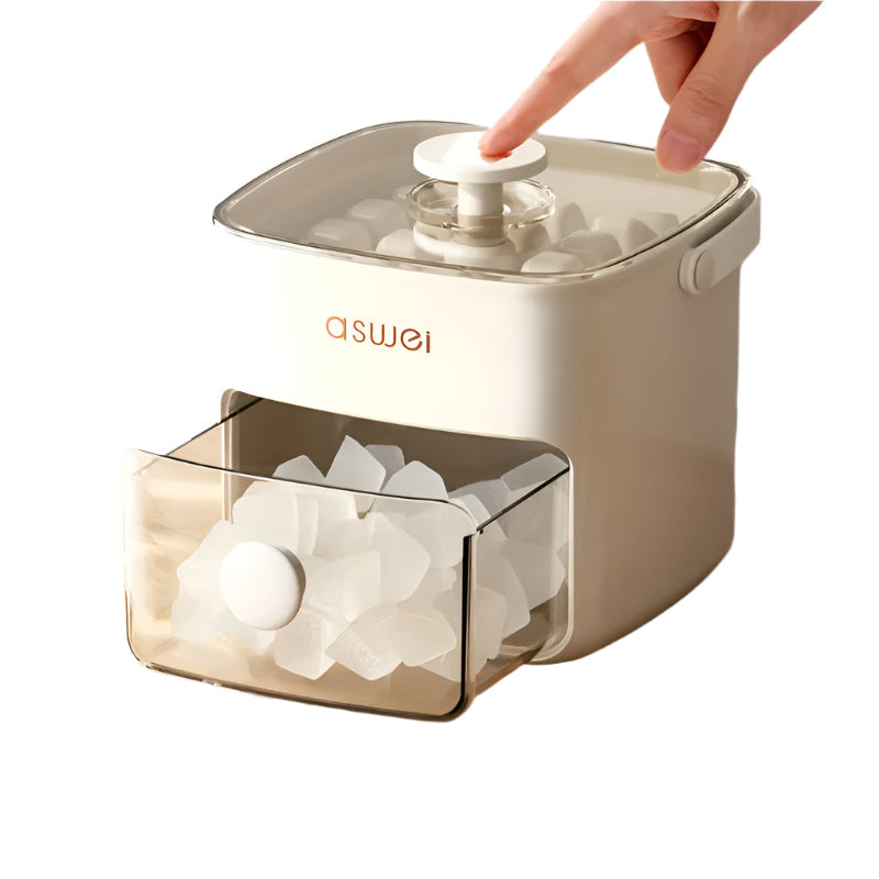 Machine à glaçons compacte et rapide pour la maison. Idéale pour des boissons toujours fraîches et désaltérantes.
