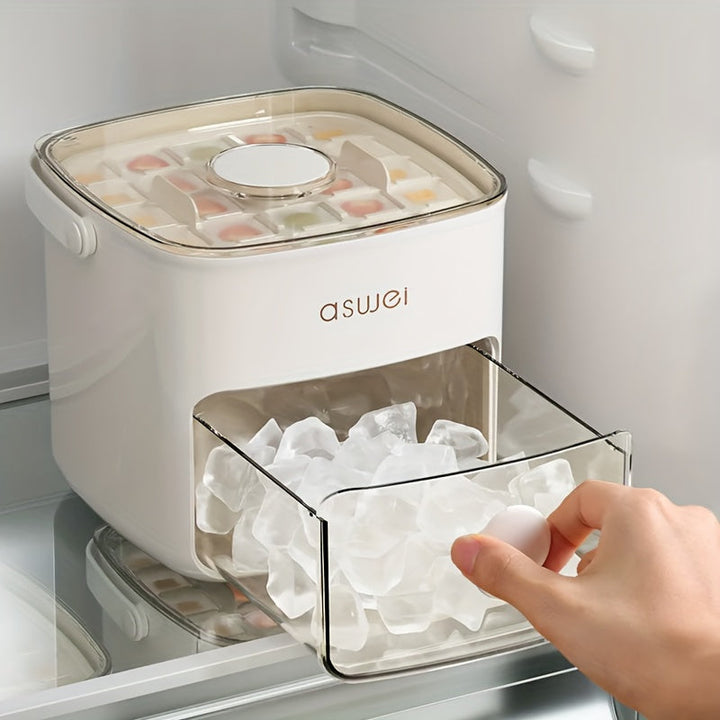 Machine à glaçons silencieuse et portable, parfaite pour votre cuisine, un bar ou pour des glaçons instantanés.