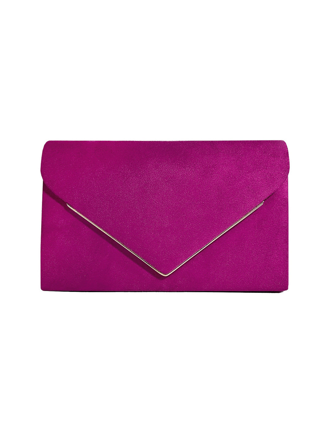 Accessoire de mode féminin : pochette velours effet daim, pour vos événements importants.