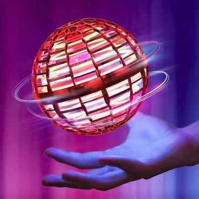 AeroMagik Orb, jouet volant LED futuriste anti-gravité. Balle lumineuse magique et rechargeable pour divertissement.