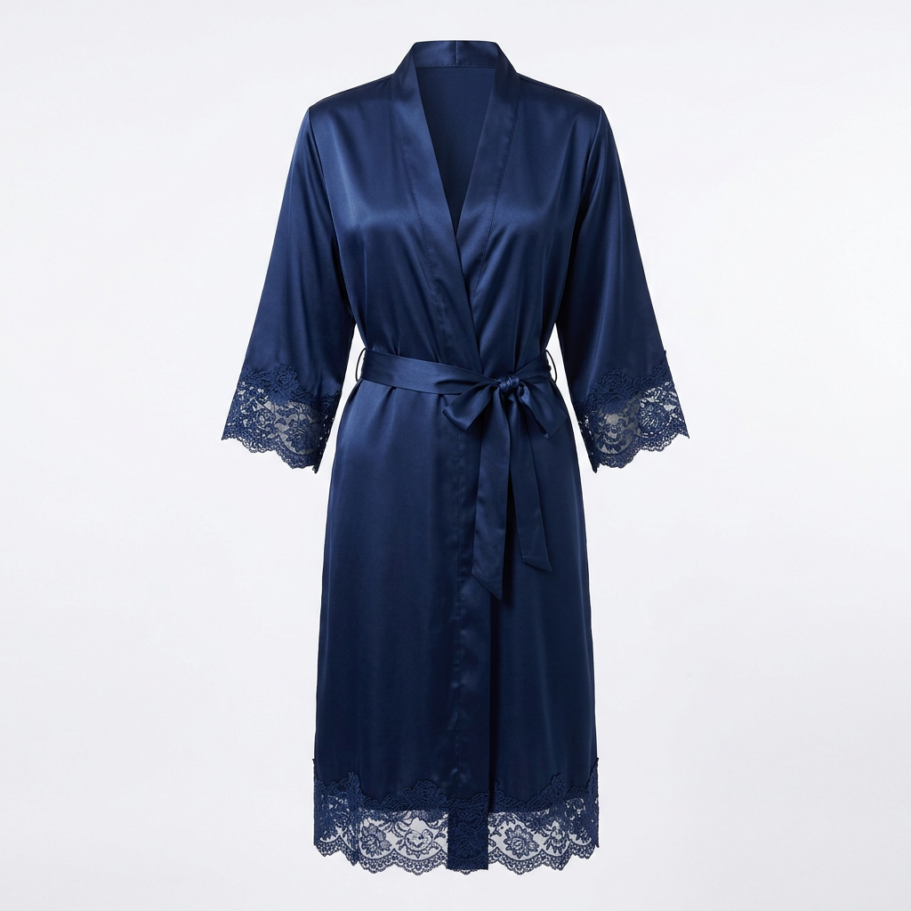 Loungewear élégant en soie pour femme, parfait pour la nuit ou se détendre avec style et aisance.