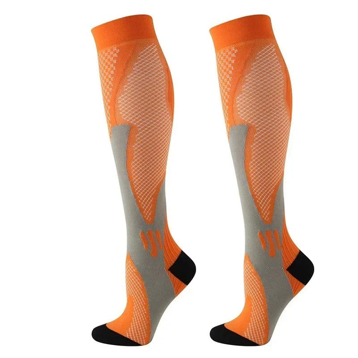 Chaussettes de compression NovaPress unisexe pour confort quotidien et soutien des jambes, améliore la circulation.