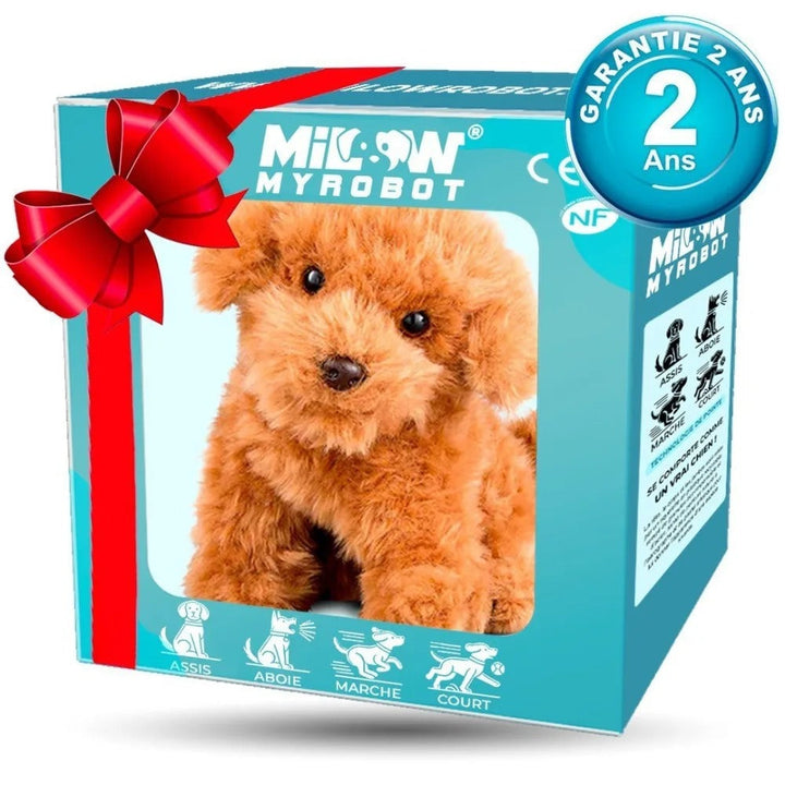 RoboDog, chiot robotique interactif qui répond aux commandes, parfait jouet éducatif pour jeunes enfants.