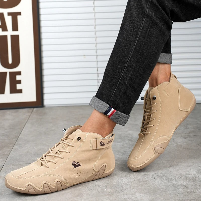 Chaussures imperméables hommes, orthopédiques, parfaites pour le confort et la marche.