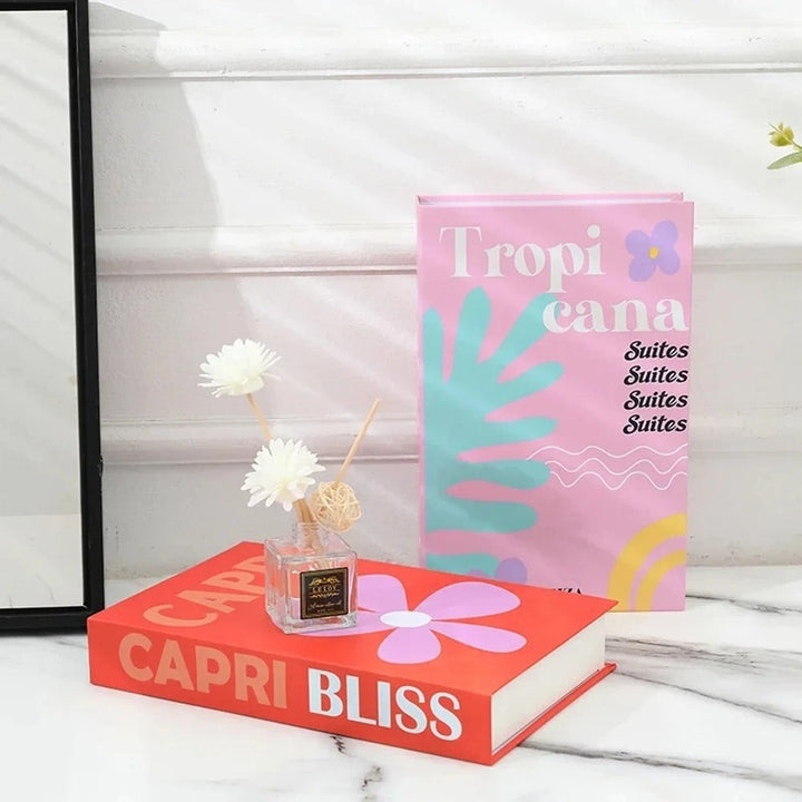 Idée cadeau déco: livres d'intérieur pour table basse, apportant élégance et personnalité au salon.