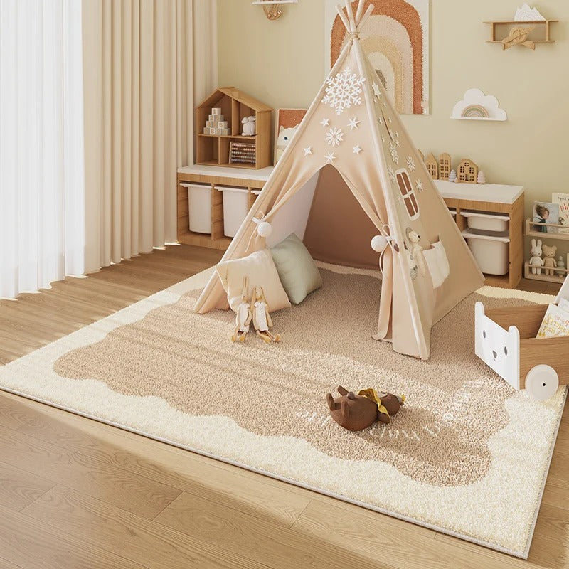 Tapis de jeu pliable pour bébé et enfant, idéal pour l'intérieur et l'extérieur, facile à ranger et transporter.