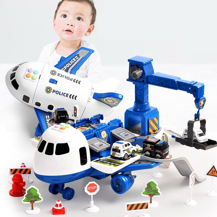 Jouet avion interactif SkySurge pour enfant, développe la créativité et motricité fine.