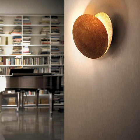 Lampe murale décorative design lune, LED économique, parfaite pour une ambiance cosy.