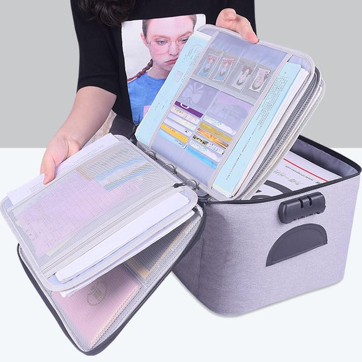 Mallette de sécurité professionnelle pour documents confidentiels. Protection antichoc et étanche.
