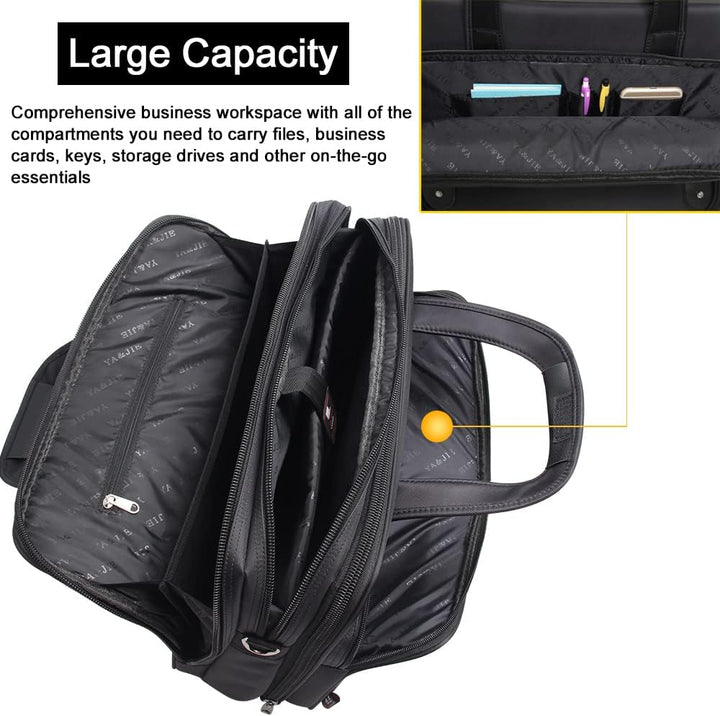 Mallette de bureau pour l'homme moderne, transport sécurisé de l'ordinateur portable et essentiels.