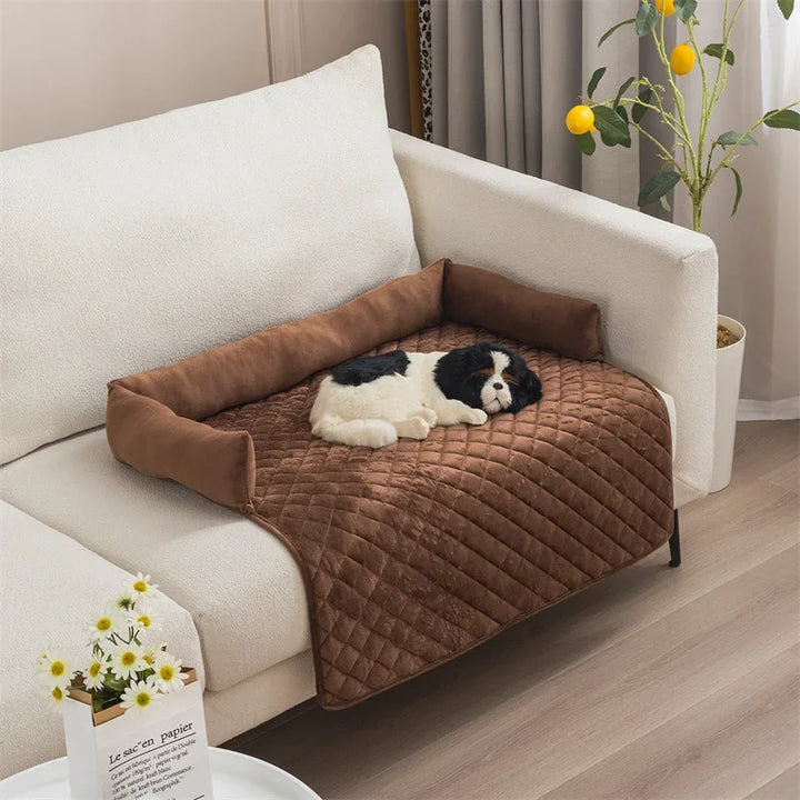 Lit canapé chien, ultra confortable et imperméable, protège vos meubles des taches.