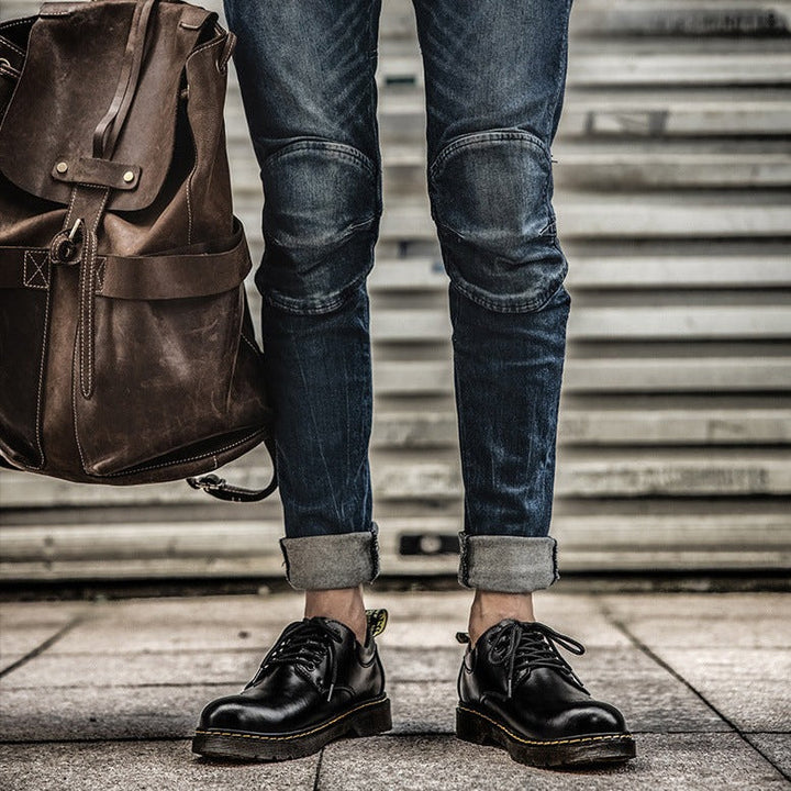 Lacets élégants sur ces chaussures Milo pour hommes, style raffiné et polyvalent.