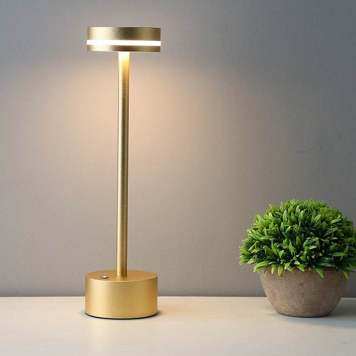 Lampe de décoration intérieure, LED sans fil, rechargeable, dimmable tactile pour un design élégant.