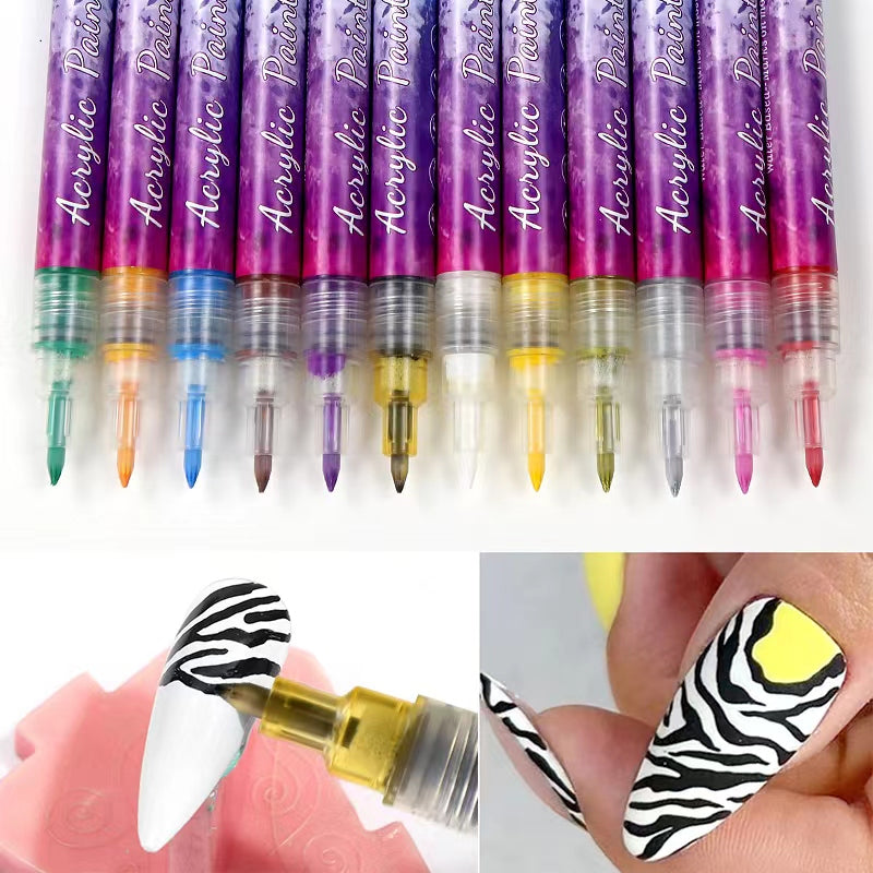 Obtenez une manucure artistique avec nos marqueurs Nail Art, outils parfaits pour ongles créatifs.