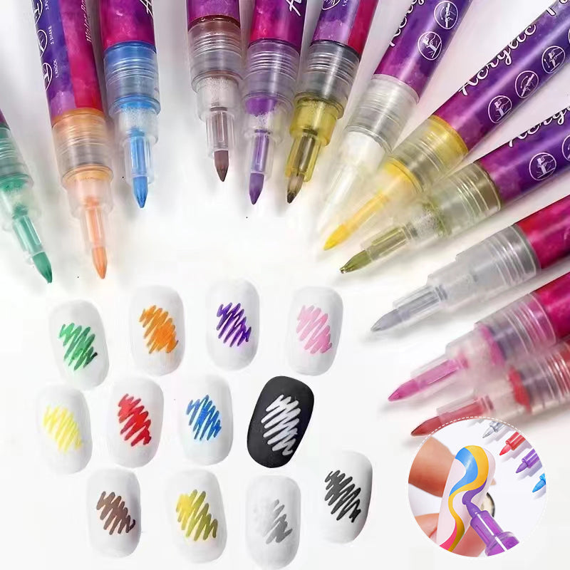Accessoires de manucure: marqueurs Nail Art pour une décoration d'ongles facile et créative.