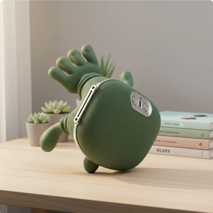 Masseur ergonomique cervical et épaules pour bien-être et détente musculaire à domicile.