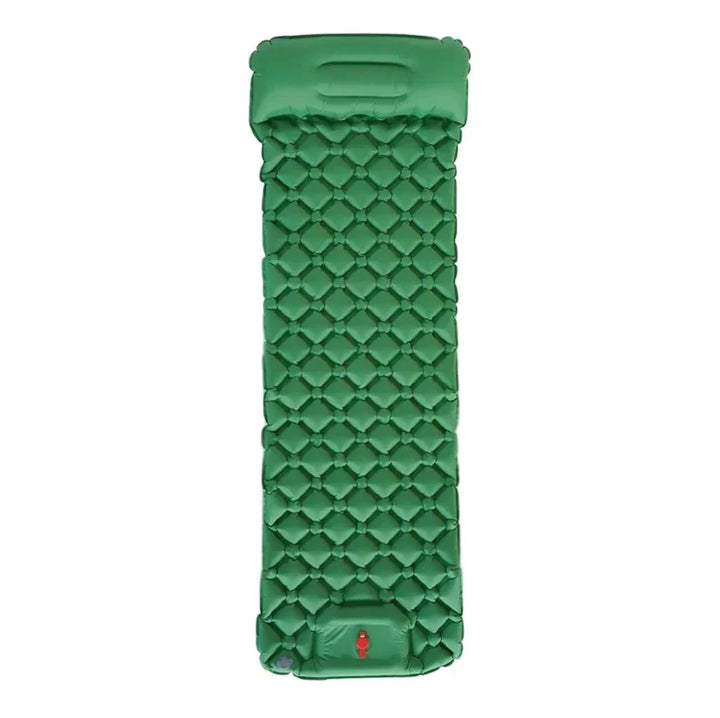 Matelas de camping gonflable isolant pour un confort optimal en randonnée et bivouac. Léger, portable et rapide à gonfler.