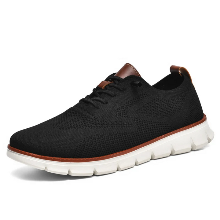 Baskets orthopédiques stylées pour hommes, combinent mode et soutien thérapeutique pour pieds larges et sensibles.